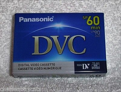 Panasonic DVC SP 60 LP 90 MiniDV Digital Video Cassette AY-DVM60EJ (Brand New)