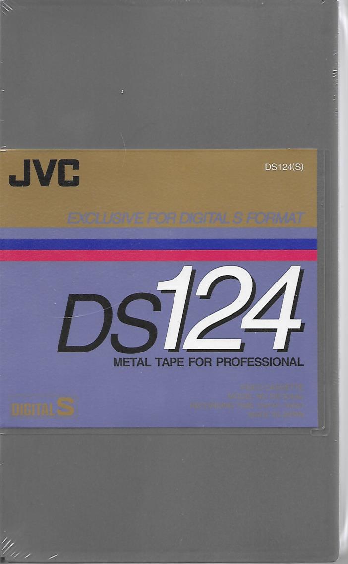 JVC Digital S VIDEO Tape DS124  Lot of 10  One used. 9 Others Factory Sealed.
