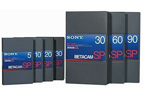 10x Sony BCT-30MLA UC Betacam SP Metal Tape Video Cassette