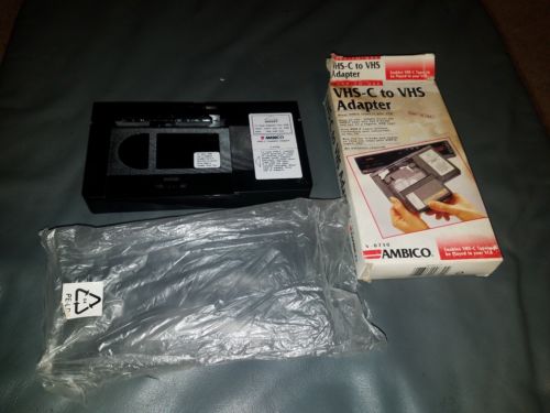 Ambico Camcorder VHS-C To VHS Cassette Adaptor- Model V-0730 VG used free ship
