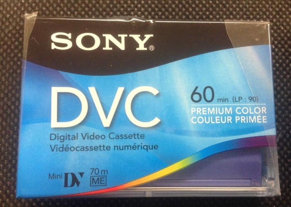 Sony DVC Digital Video Cassette Tapes 60min LP 90 Premium New and Sealed