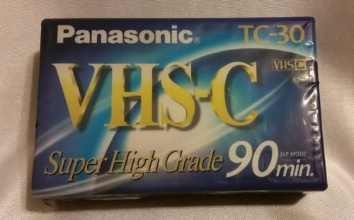 Panasonic TC-30 VHS-C Super HighGrade 90 Minute Blank Compact Videocassette Tape