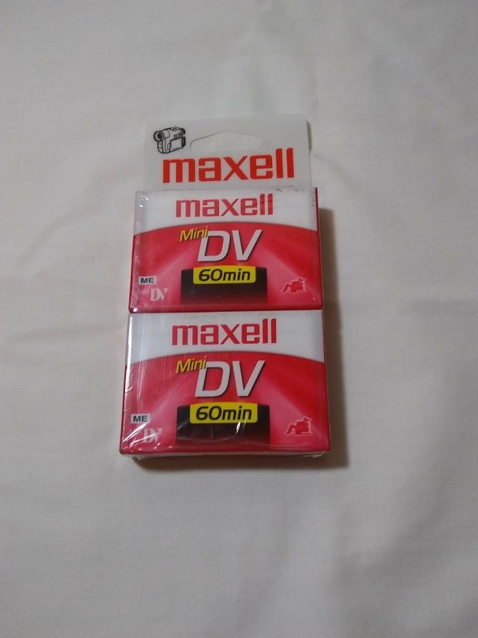 Maxell Mini DV - 60 minutes - 2 Pack