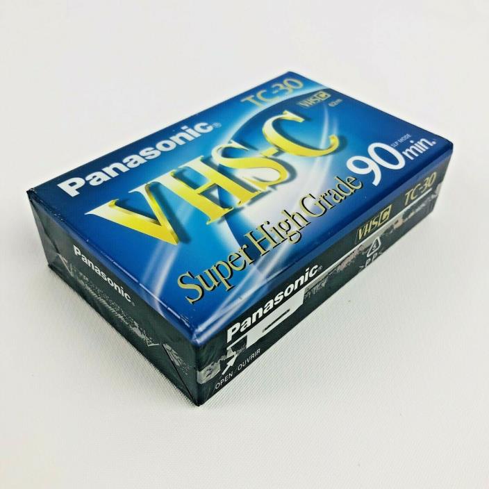 Panasonic TC-30 VHS-C Super High Grade 90 Minute Compact Video Cassette Tape
