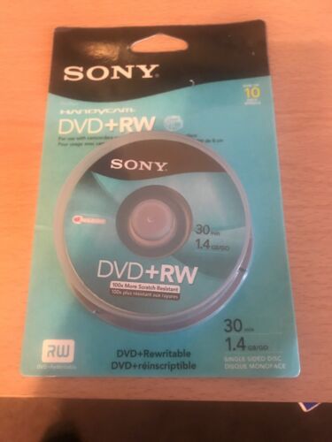 10-Pak =SONY= 3-Inch 8cm Mini DVD+RW 1.4GB 30-Min for Sony Camcorders