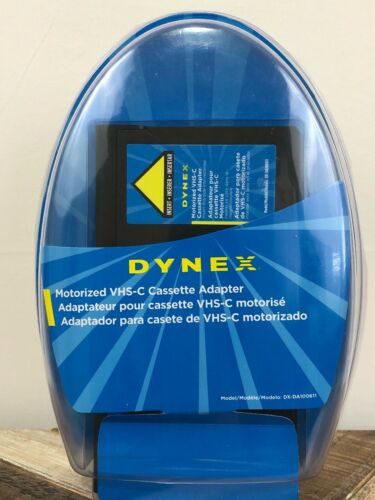 Dynex DX-DA100611 Motorized VHS-C Cassette VHSC to VHS Adapter