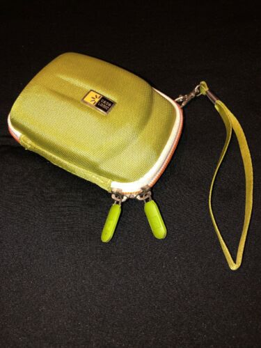 Case Logic ECB-1 EVA Compact Digital Camera Case Carry Bag Lime Green EUC