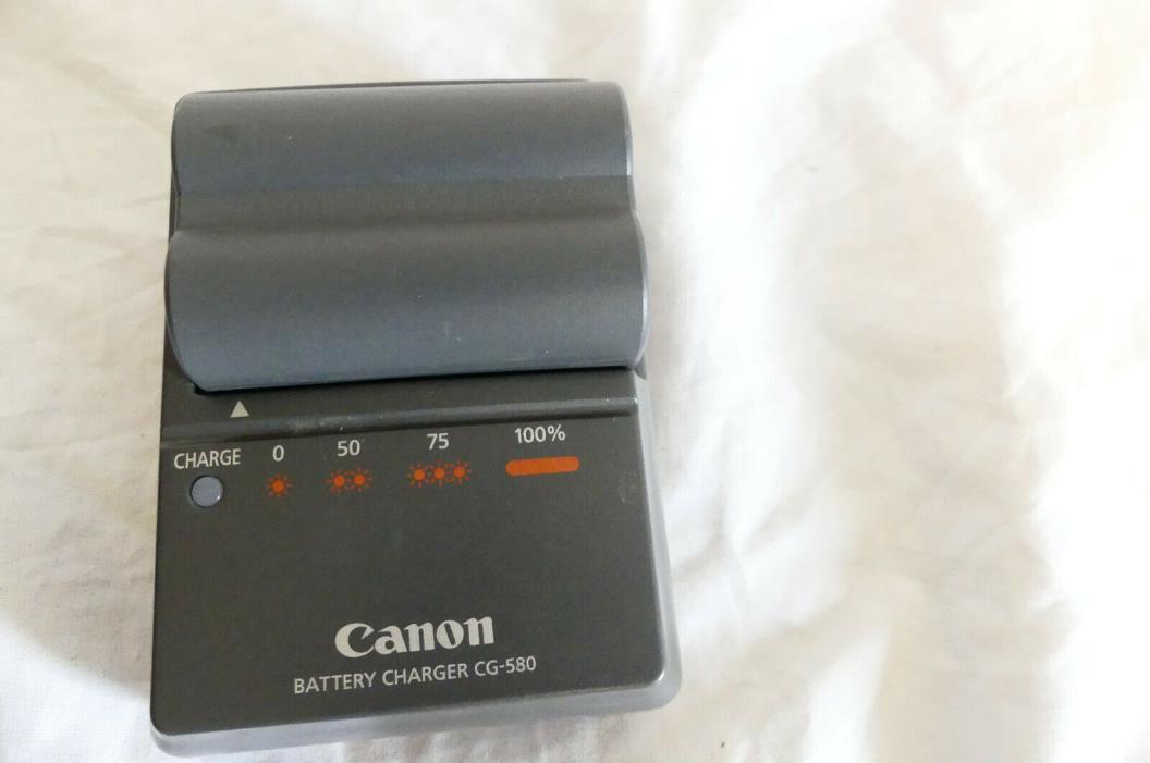 CANON BATTERY CHARGER CG-580 w/ 2X bp-511batteries used 10D 20D 30D 40D REBEL
