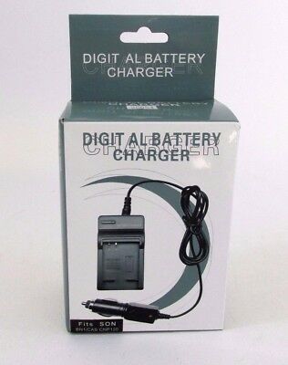 Battery Charger+Car Adapter for Sony NP-BN1 CAS CNP120 DSC TX10 TX100V T110 T99