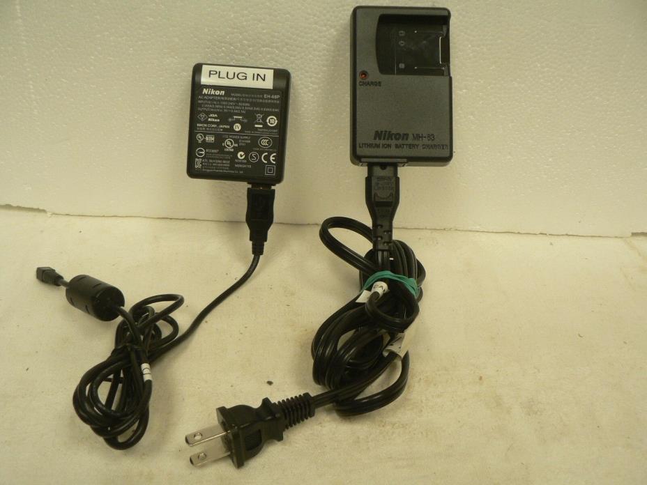 Nikon MH-63  & EH-68P Charger & UC-E6 USB cable for Coolpix S80 & other Coolpix
