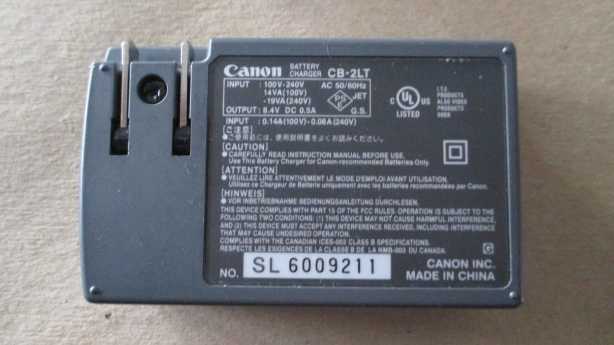 CANON CB-2LT BATTERY CHARGER-OEM PLUS BATTERY B-9581