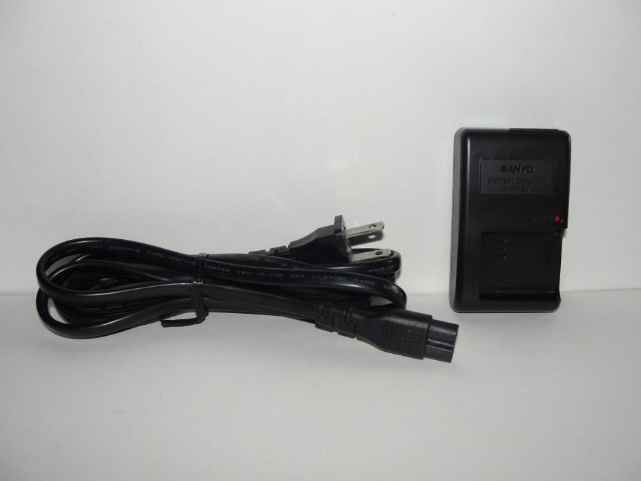 Genuine SANYO VAR-L80 Battery Charger w/ Cord for VPC-GH4 PD1 X1200 X1220 DB-L80