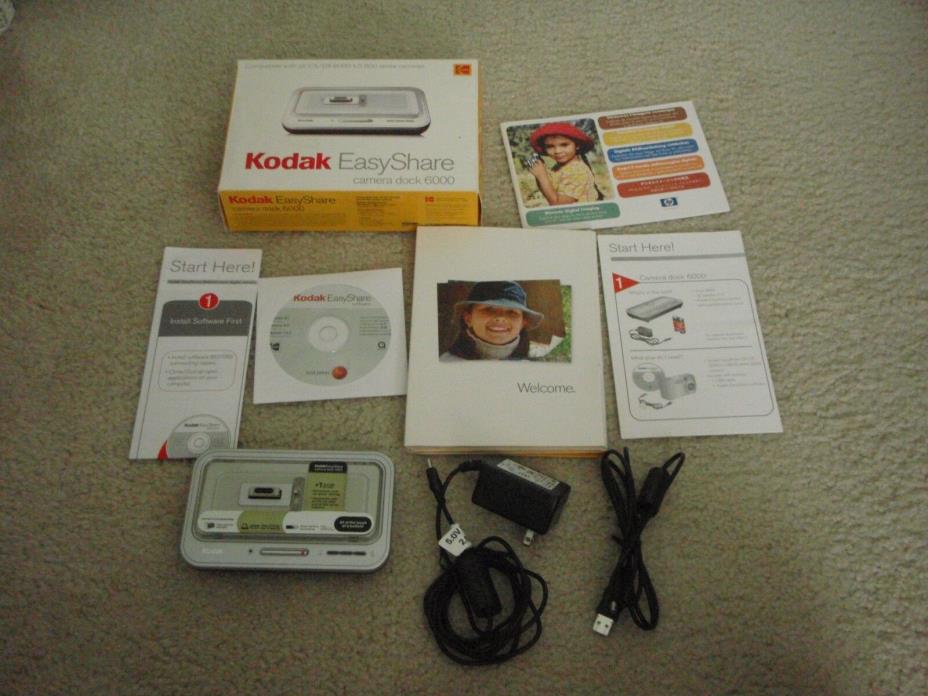 Kodak Easyshare Camera Dock 6000 CX/DX 6000, LS 600 w/ Charger Original Box,