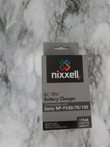 Nixxell BC-TRV Battery Charger Sony NP-FV50/70/100