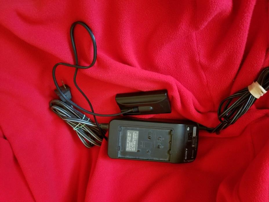 SONY AC-V16A  AC POWER ADAPTOR / CAMCORDER BATTERY CHARGER.