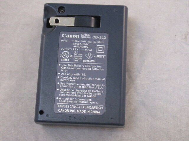 Genuine Canon 2B-2LX Battery Wall Charger