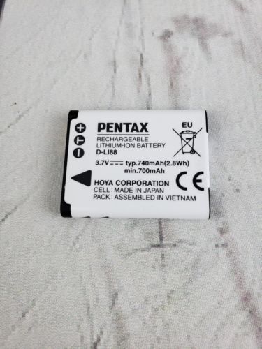Original Pentax Camera Battery D-LI88 DLI88 For W90 WS80 Optio P80 P70 Optio H90