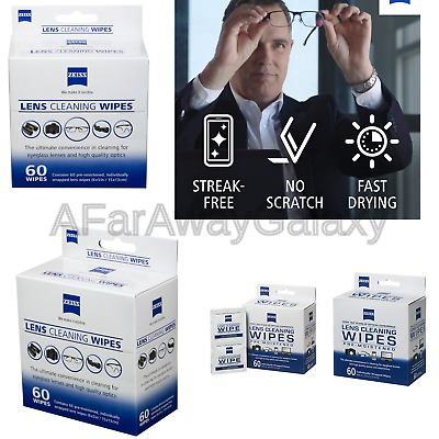 Zeiss Box Lens Wipes (60 Count)