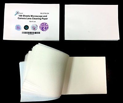 300 sheets Microscope and Camera Lens Cleaning Paper - 3-pack of 100-sheet bookl