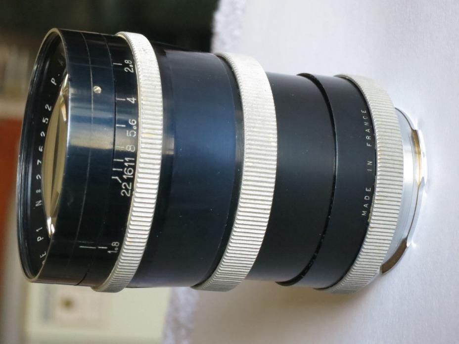 Angenieux F1.8 90mm len screw mount with Leitz Germany adaptor to Leica M camera