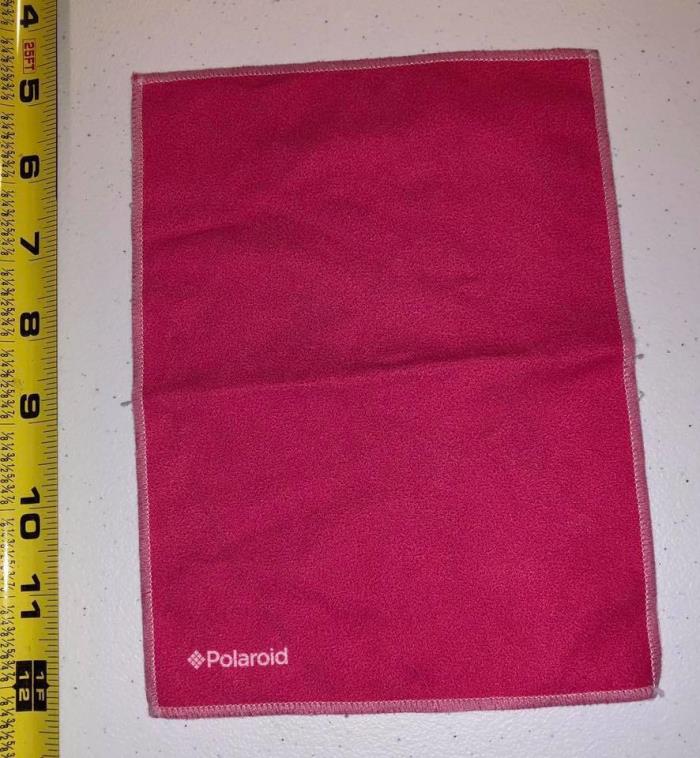 Polaroid Cleaning cloth pink camera rag