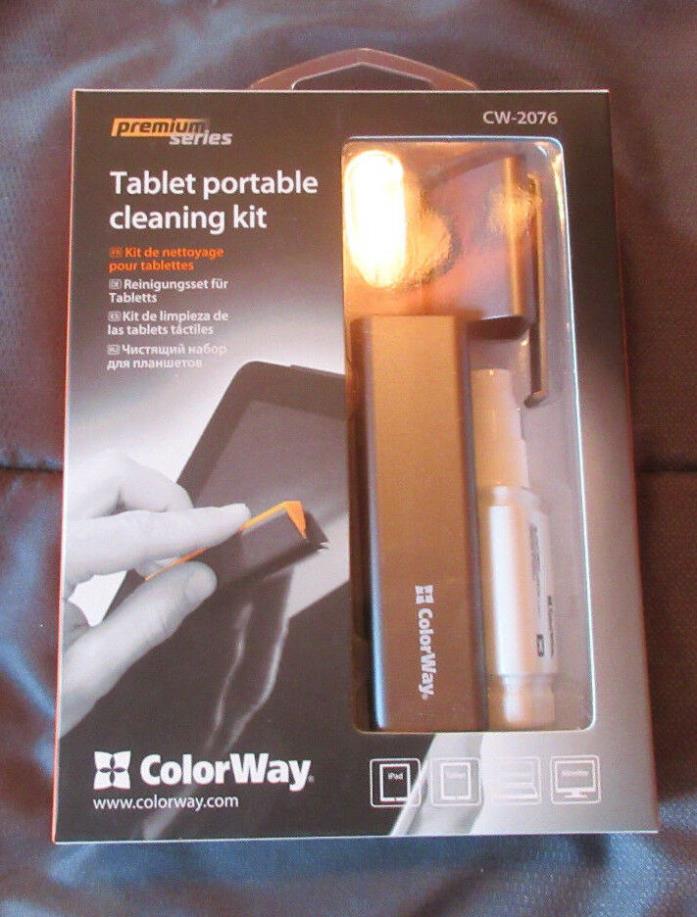 Color Way Tablet Portable Cleaning Kit