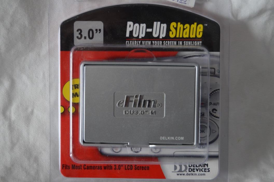 Silver eFilm DU 3.0M  Delkin Pop-up Shade 3.0