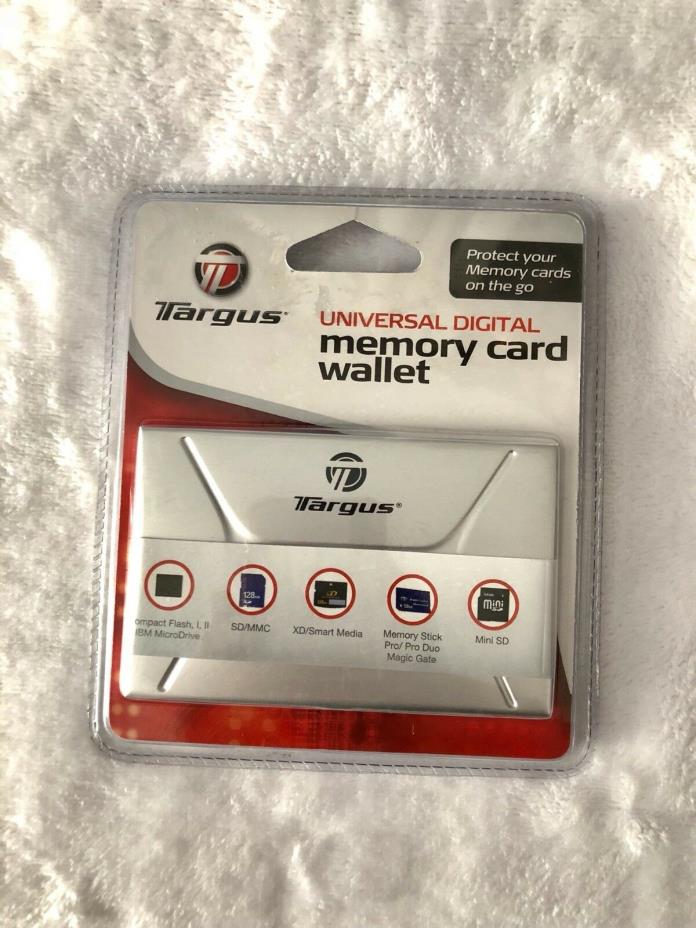 New Targus Universal Digital Memory Card Wallet Sealed