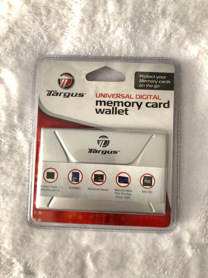 New Targus Universal Digital Memory Card Wallet Sealed Free Shipping