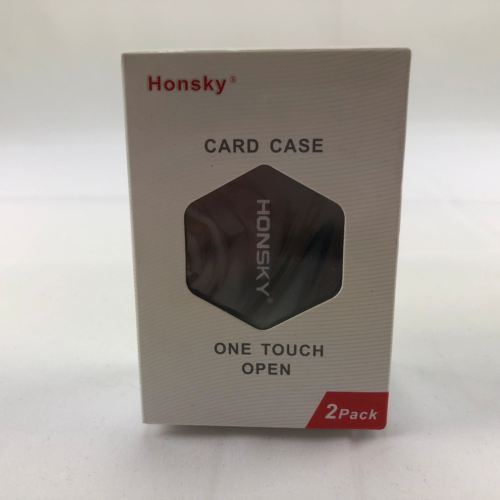 Memory Card Cases 2 Pack Black Aluminum