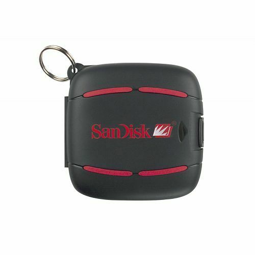 Sandisk Flash Memory Card Hard Case Key Chain [SDAC-12-G10]