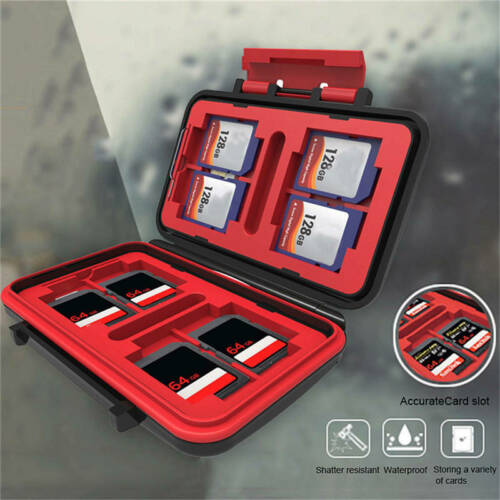 Anti-shock Box Shatter-proof Waterproof Memory Card Case Storage Various Cards
