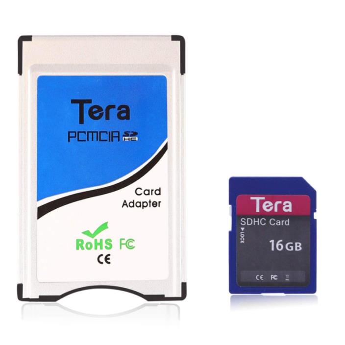 Tera PCMCIA Card to SD SDHC Card Adapter Adaptor Converter for Mercedes Benz ..