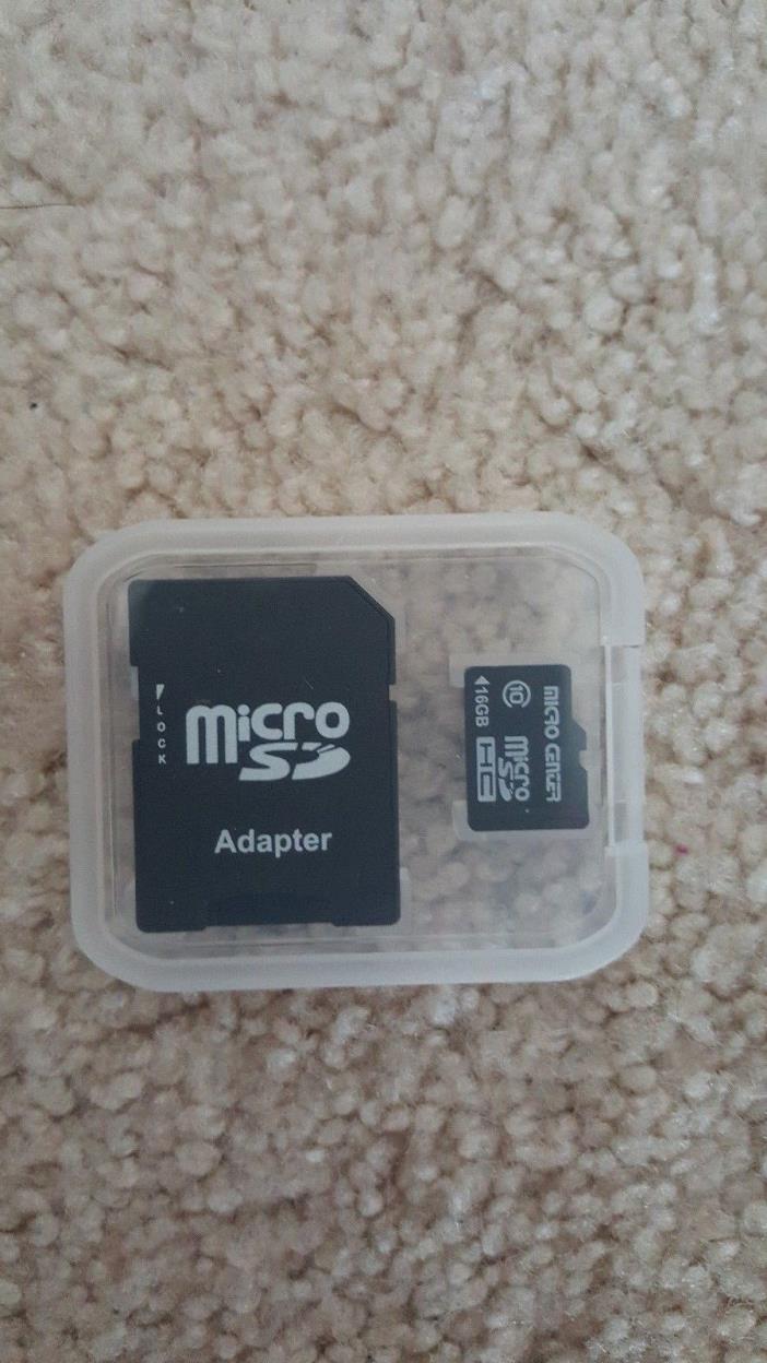 Micro Center 16GB MicroSD Memory Cards microSDHC 10 class with Adapter