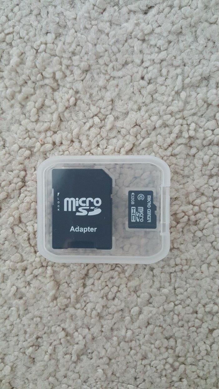 Micro Center 32GB MicroSD Memory Cards microSDHC 10 class with Adapter