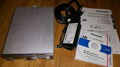 Panasonic AJ-PCD20 DVCPRO-HD/50/25 P2 Memory Card Reader Drive Firewire 800, USB