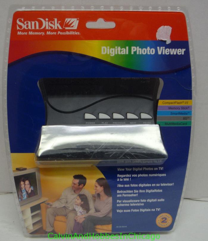 Digital Photo Viewer With Remote -  SanDisk SDV-1A - New, Factory Sealed