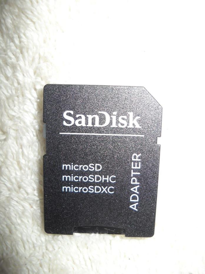 SanDisk MicroSD Memory Card Adapter Reader