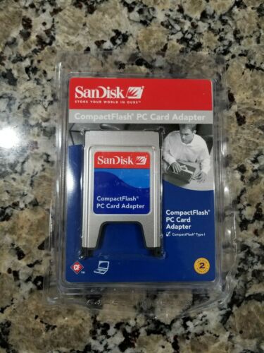 SanDisk CF to PC Card Adapter CompactFlash PCMCIA (SDAD-38-A10)
