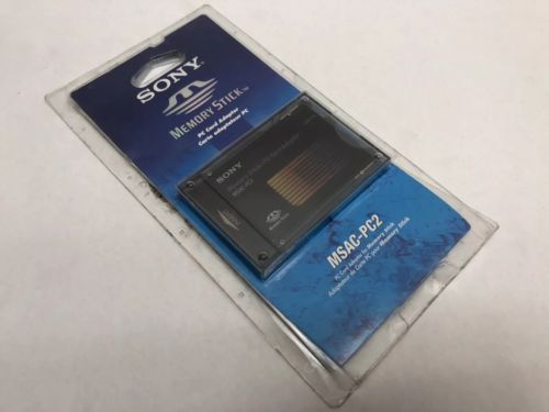 Sony PCMCIA Memory Stick Reader | MSAC-PC2 | New in Unopened Case