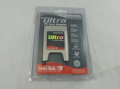 SanDisk Ultra Compact Flash to PC Card PCMCIA Adapter (SDDR-64-784)