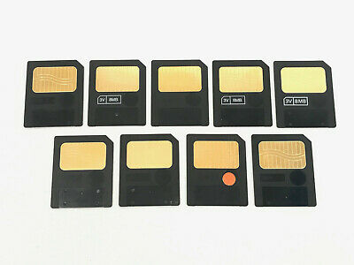 Lot 9x 8MB 4MB 2MB SM SmartMedia Memory Card Korg Yamaha Roland Fujifilm Olympus