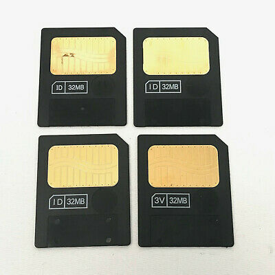 Lot 4x 32MB SM SmartMedia Memory Card For Korg Yamaha Roland Fujifilm Olympus