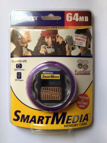 Memorex 64MB SmartMedia Memory Card SmartMedia New Sealed