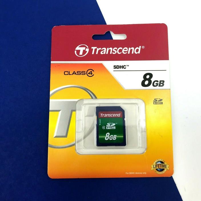 Transcend 8 GB High Speed SDHC Class 4 Flash Memory Card TS8GSDHC4 #8540
