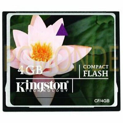 10x Kingston 4 GB CompactFlash Memory Card CF/4GB