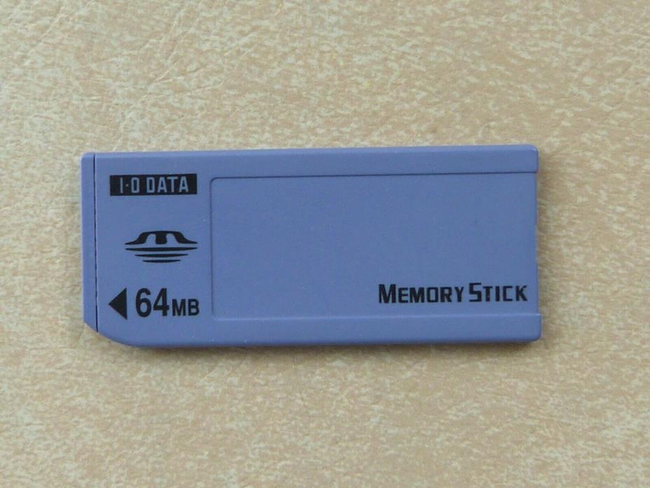 IODATA SONY MEMORY STICK 64MB FOR OLDER SONY CAMERAS & OTHER DEVICES