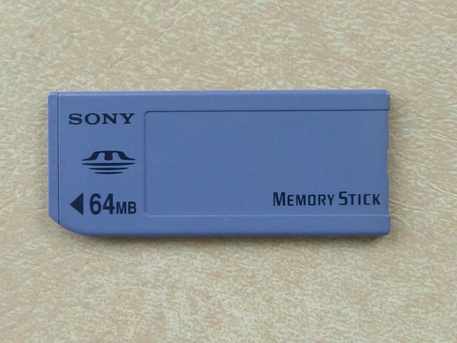 SONY 64MB MEMORY STICK FOR OLDER SONY CAMERAS & OTHER DEVICES