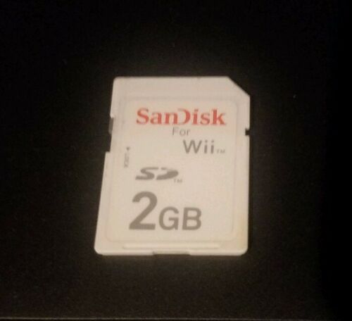 Wii Sandisk 2gb SD Card