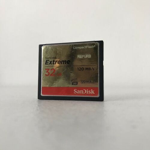 SanDisk Extreme CompactFlash 32gb 120mb/s Refurb